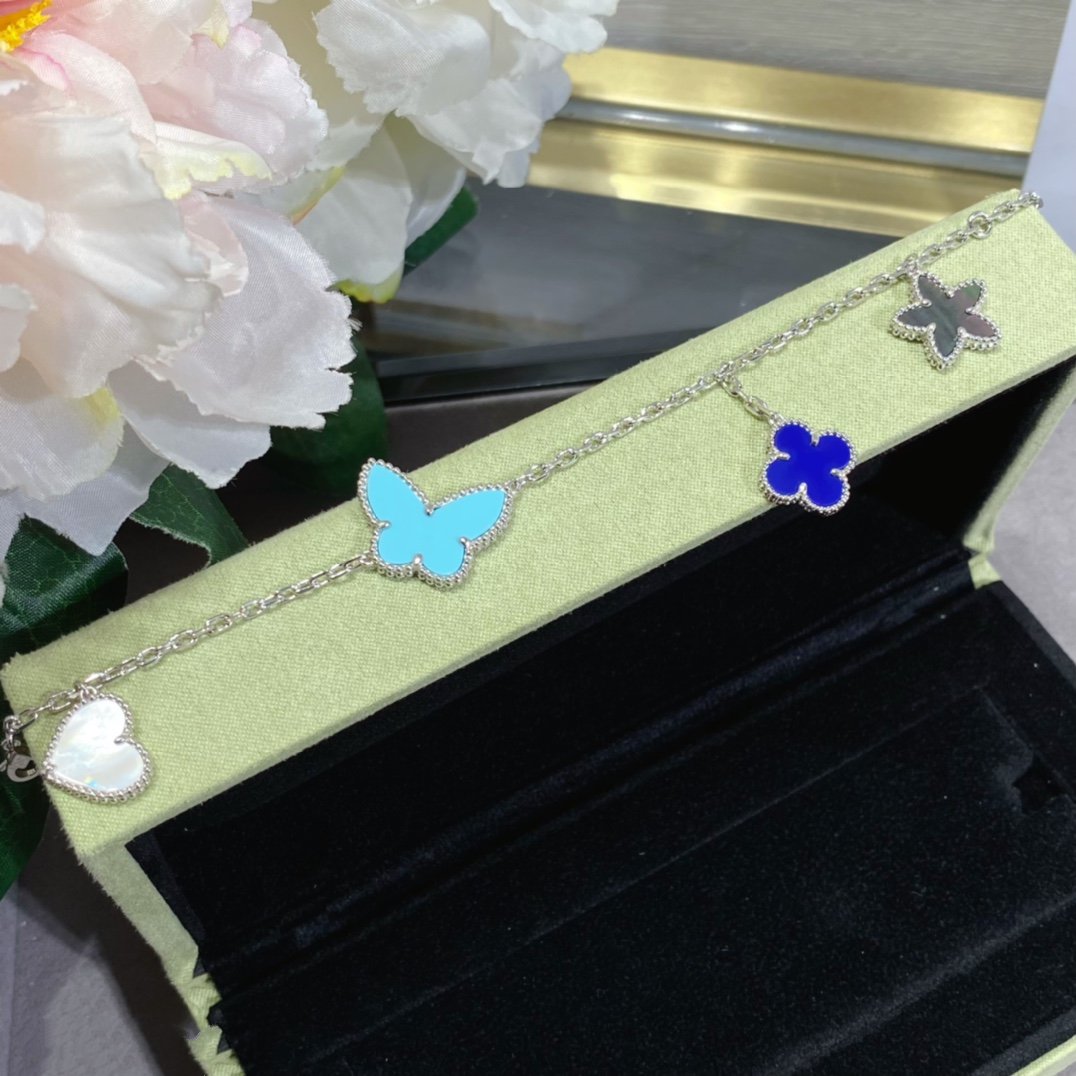 [⭐Hevara Jewelry]LUCKY SPRING SILVER BRACELET 4 MOTIF