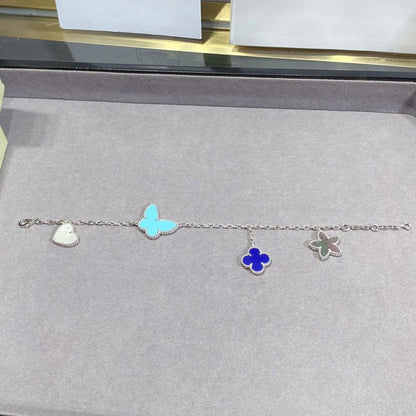 [⭐Hevara Jewelry]LUCKY SPRING SILVER BRACELET 4 MOTIF