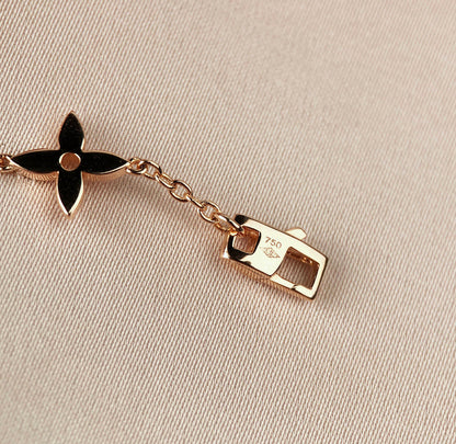 [⭐Hevara Jewelry]STAR AND SUN 7 MOTIFS GOLD BRACELET