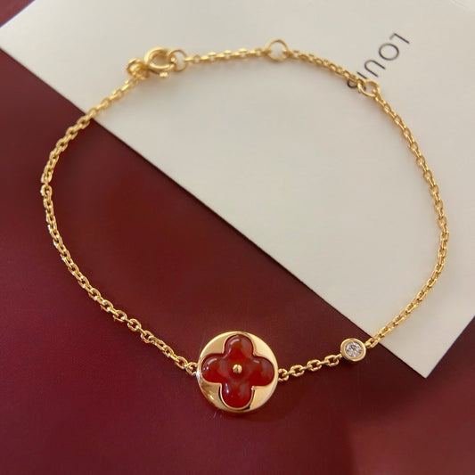 [⭐Hevara Jewelry]SUN PEDANT CARNELIAN BRACELET