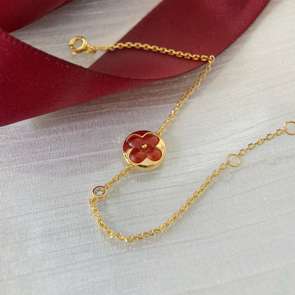 [⭐Hevara Jewelry]SUN PEDANT CARNELIAN BRACELET