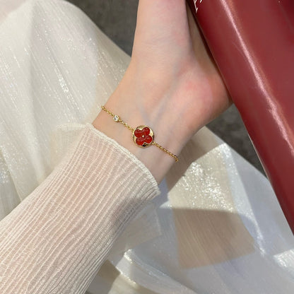 [⭐Hevara Jewelry]SUN PEDANT CARNELIAN BRACELET