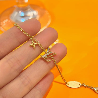 [⭐Hevara Jewelry]LOGO STAR MOTIF GOLD BRACELET