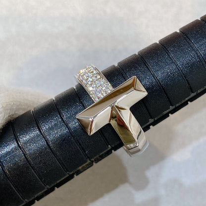 [Hevara Jewelry]T WIRE MEDIUM DIAMOND RING