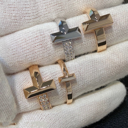 [Hevara Jewelry]T WIRE MEDIUM DIAMOND RING