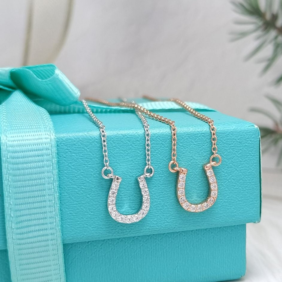 [Hevara Jewelry]U PEDANT DIAMOND NECKLACE