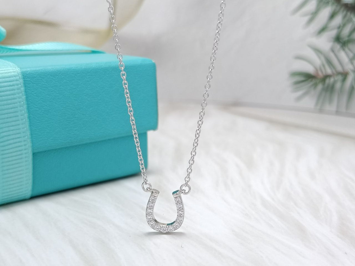 [Hevara Jewelry]U PEDANT DIAMOND NECKLACE