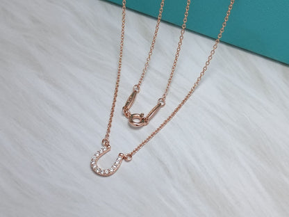 [Hevara Jewelry]U PEDANT DIAMOND NECKLACE
