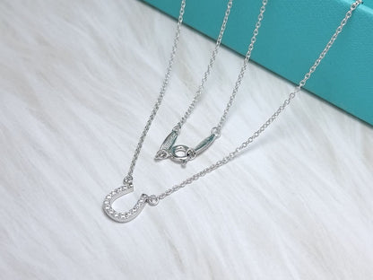 [Hevara Jewelry]U PEDANT DIAMOND NECKLACE
