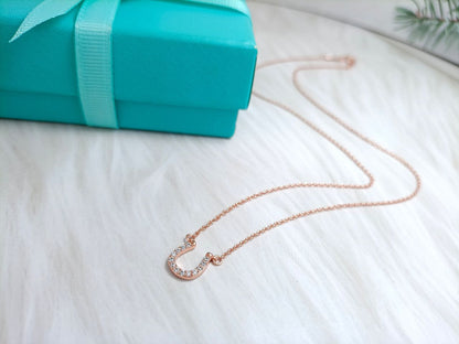 [Hevara Jewelry]U PEDANT DIAMOND NECKLACE