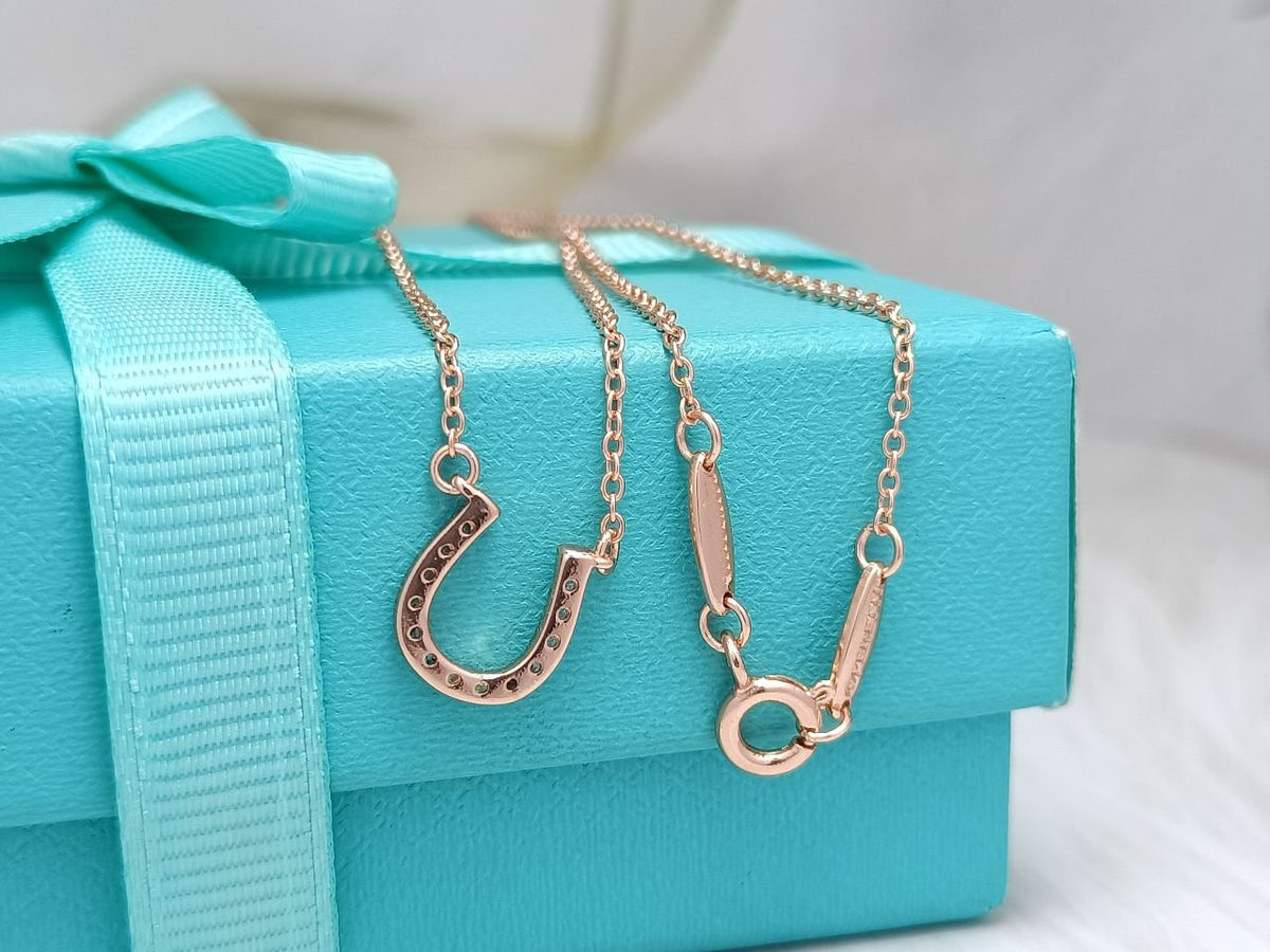 [Hevara Jewelry]U PEDANT DIAMOND NECKLACE