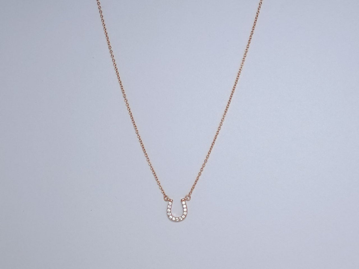 [Hevara Jewelry]U PEDANT DIAMOND NECKLACE