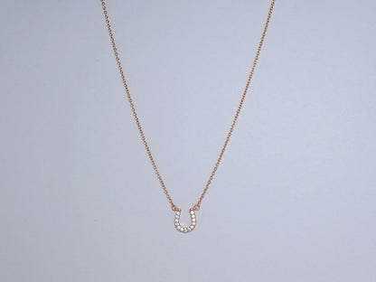 [Hevara Jewelry]U PEDANT DIAMOND NECKLACE