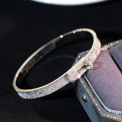 [⭐Hevara Jewelry]KELLY BRACELET DIAMOND PAVED