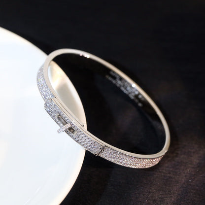 [⭐Hevara Jewelry]KELLY BRACELET DIAMOND PAVED