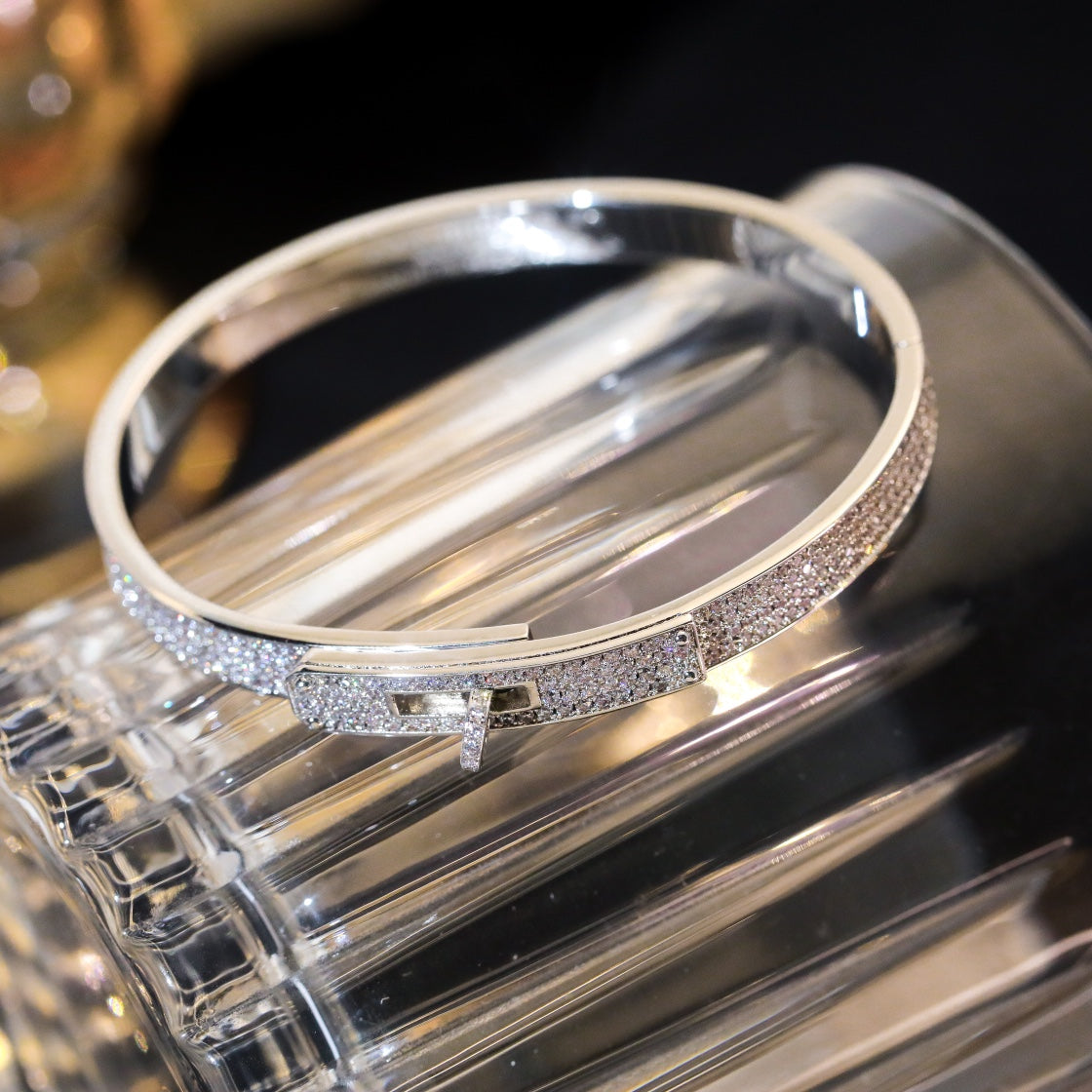 [⭐Hevara Jewelry]KELLY BRACELET DIAMOND PAVED