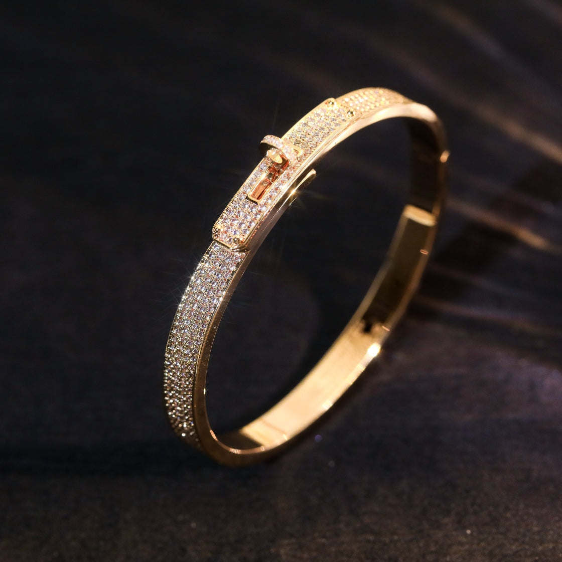 [⭐Hevara Jewelry]KELLY BRACELET DIAMOND PAVED
