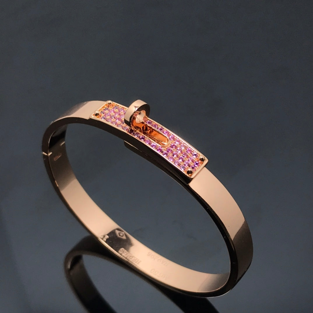 [⭐Hevara Jewelry]KELLY BRACELET PINK DIAMOND