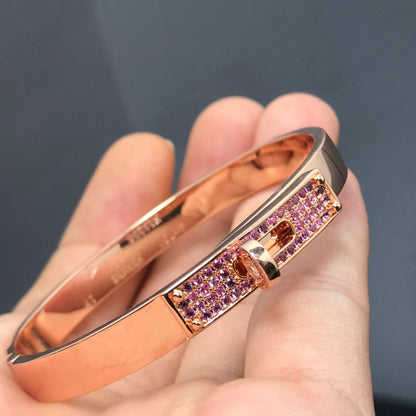 [⭐Hevara Jewelry]KELLY BRACELET PINK DIAMOND