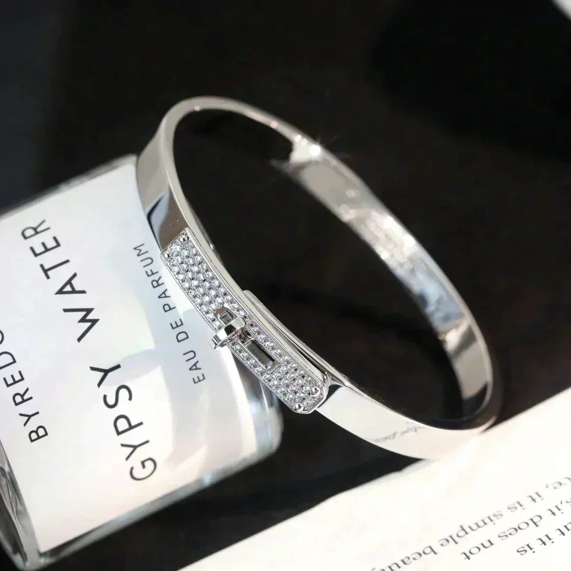 [⭐Hevara Jewelry]KELLY SILVER DIAMOND BRACELET