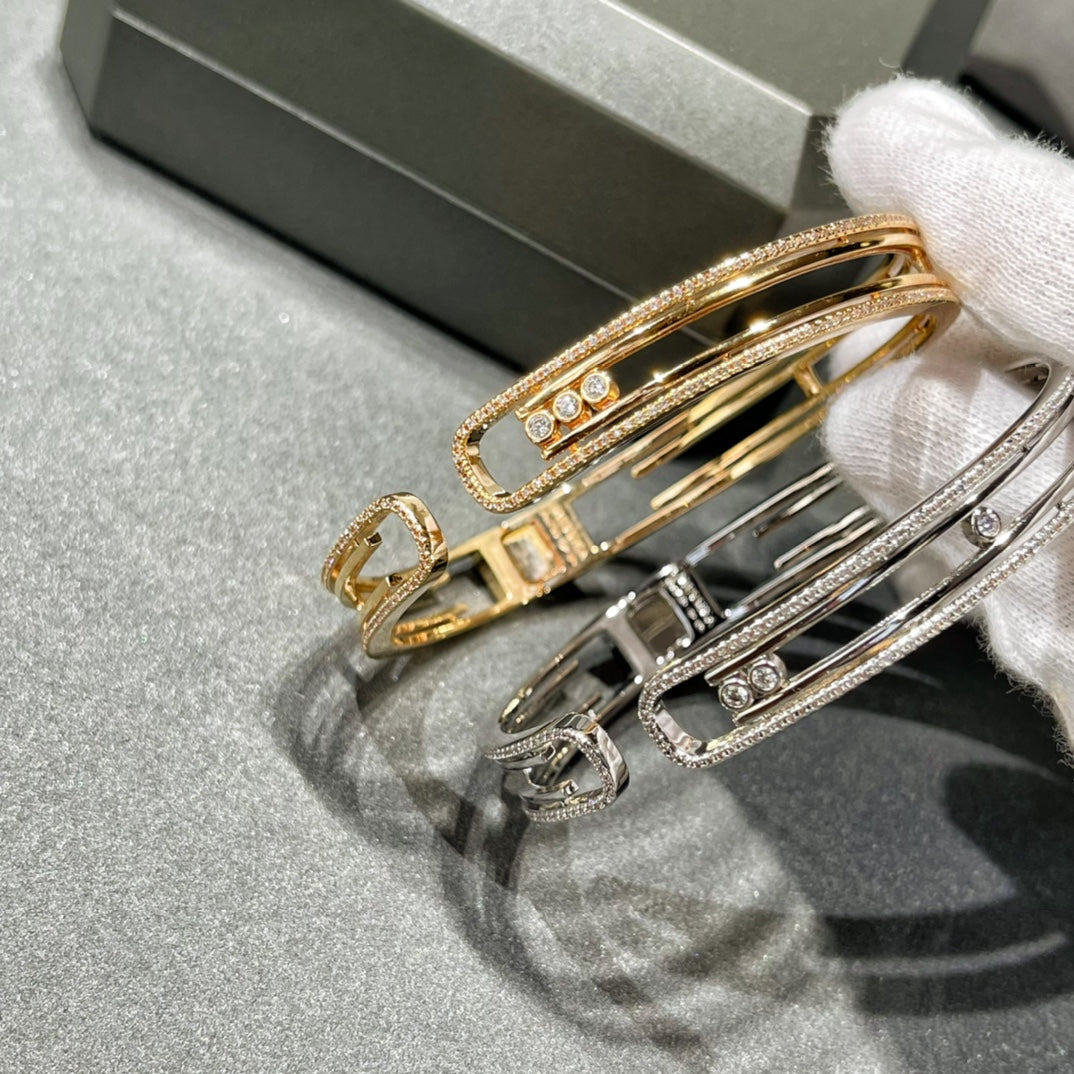 [⭐Hevara Jewelry]MOVE 10TH PAVED DIAMOND BRACELET