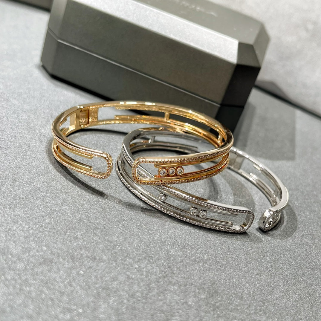 [⭐Hevara Jewelry]MOVE 10TH PAVED DIAMOND BRACELET