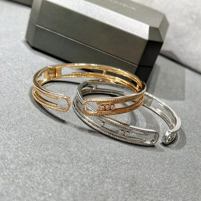 [⭐Hevara Jewelry]MOVE 10TH PAVED DIAMOND BRACELET
