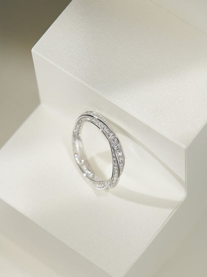 [Hevara Jewelry]SPIRAL DIAMOND RING