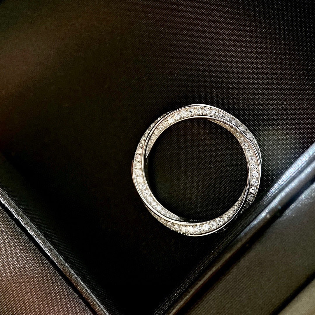 [Hevara Jewelry]SPIRAL DIAMOND RING