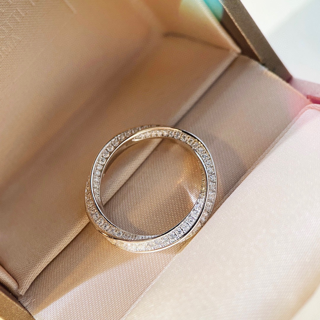 [Hevara Jewelry]SPIRAL DIAMOND RING
