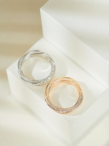 [Hevara Jewelry]SPIRAL DIAMOND RING
