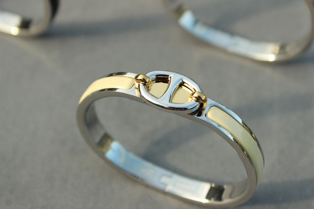 [⭐Hevara Jewelry]CLIC CHAINE SILVER BRACELET