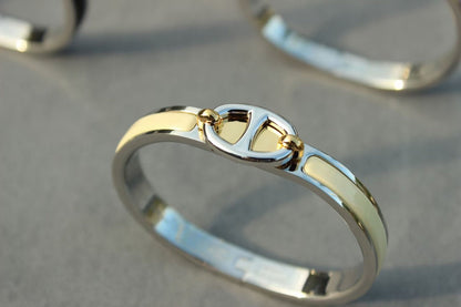 [⭐Hevara Jewelry]CLIC CHAINE SILVER BRACELET