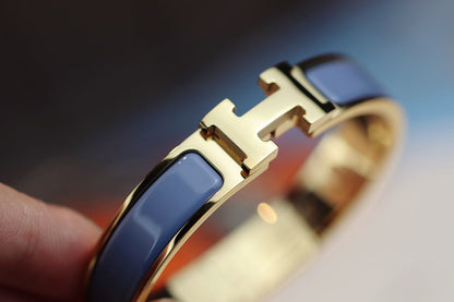 [⭐Hevara Jewelry]H BRACELET 12MM BLUE GRAY