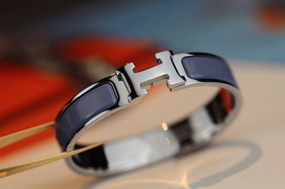 [⭐Hevara Jewelry]H BRACELET 12MM BLUE GRAY