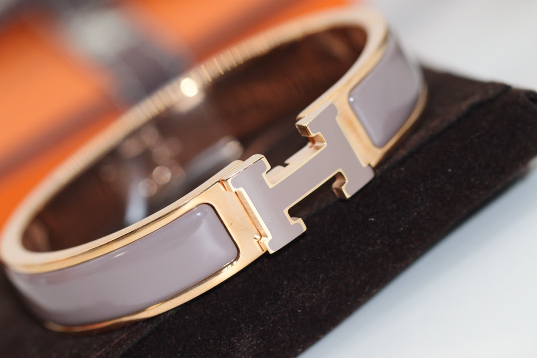 [⭐Hevara Jewelry]H BRACELET 12MM BROWN