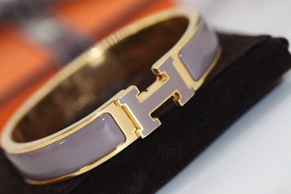 [⭐Hevara Jewelry]H BRACELET 12MM BROWN