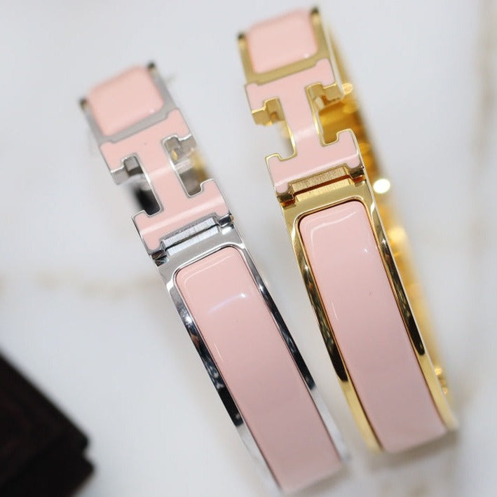 [⭐Hevara Jewelry]H BRACELET 12MM PINK