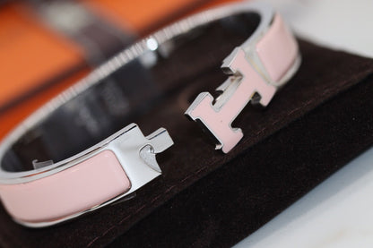 [⭐Hevara Jewelry]H BRACELET 12MM PINK