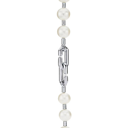 [Hevara Jewelry]HARDWEAR PEARL WRAP NECKLACE