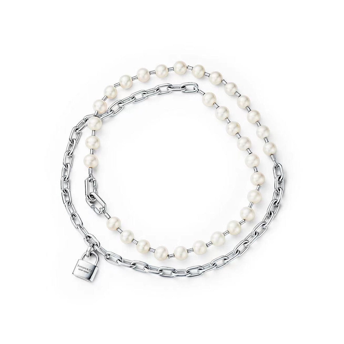 [Hevara Jewelry]HARDWEAR PEARL WRAP NECKLACE