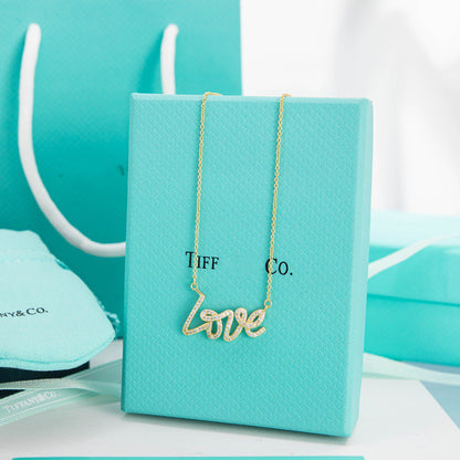 [Hevara Jewelry]PALOMA S GRAFFITI LOVE NECKLACE DIAMOND