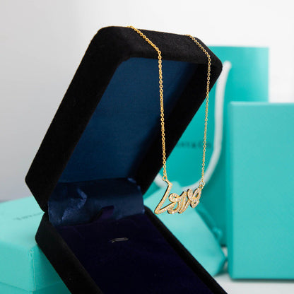 [Hevara Jewelry]PALOMA S GRAFFITI LOVE NECKLACE DIAMOND