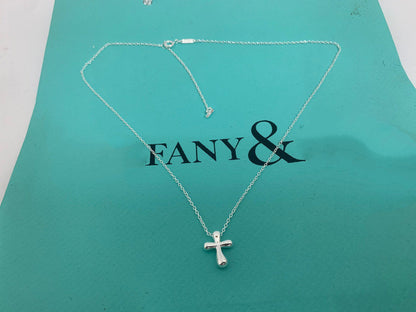 [Hevara Jewelry]CROSS PENDANT MINI BARE CROSS NECKLACE