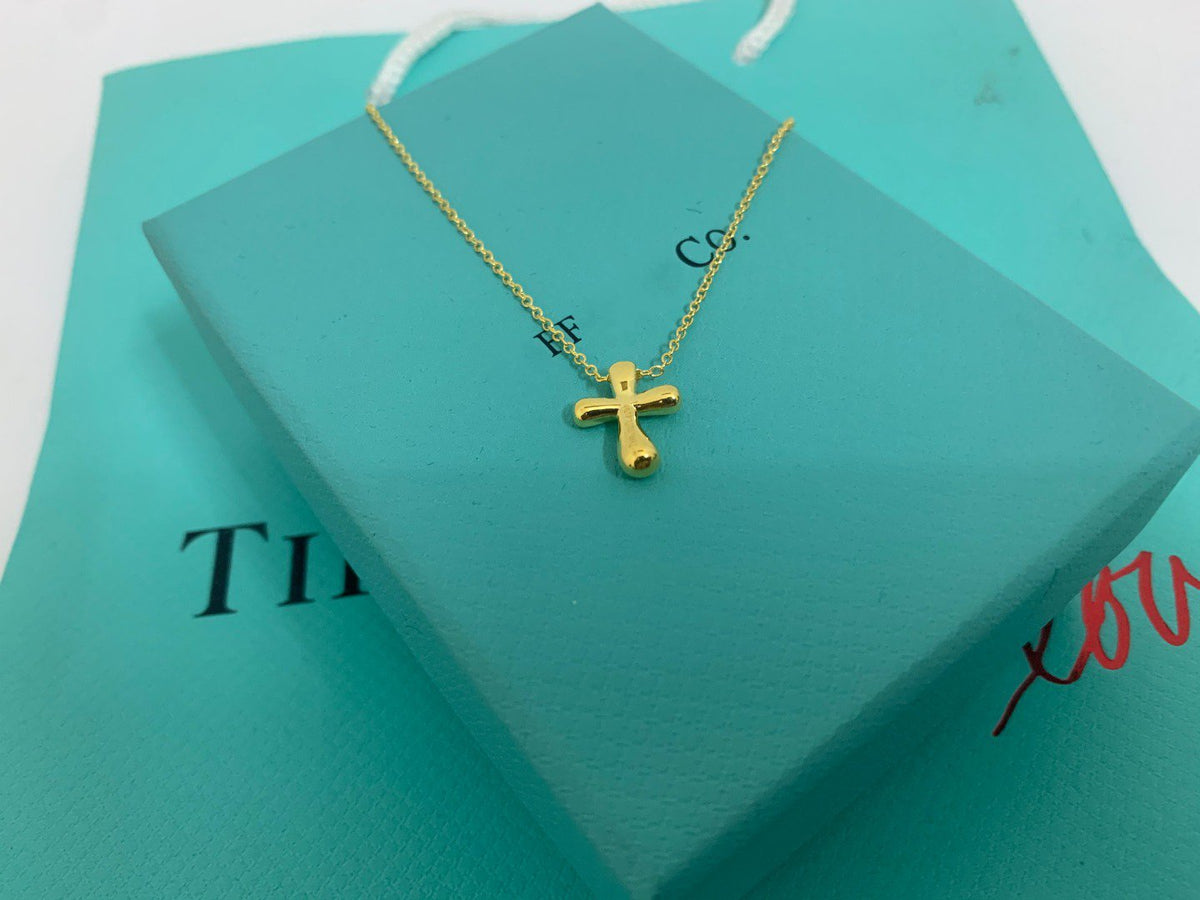 [Hevara Jewelry]CROSS PENDANT MINI BARE CROSS NECKLACE