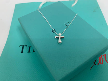 [Hevara Jewelry]CROSS PENDANT MINI BARE CROSS NECKLACE