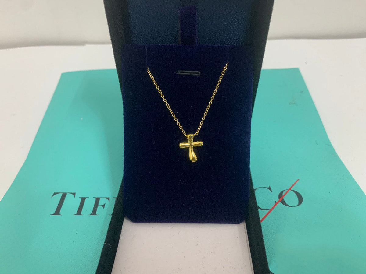 [Hevara Jewelry]CROSS PENDANT MINI BARE CROSS NECKLACE