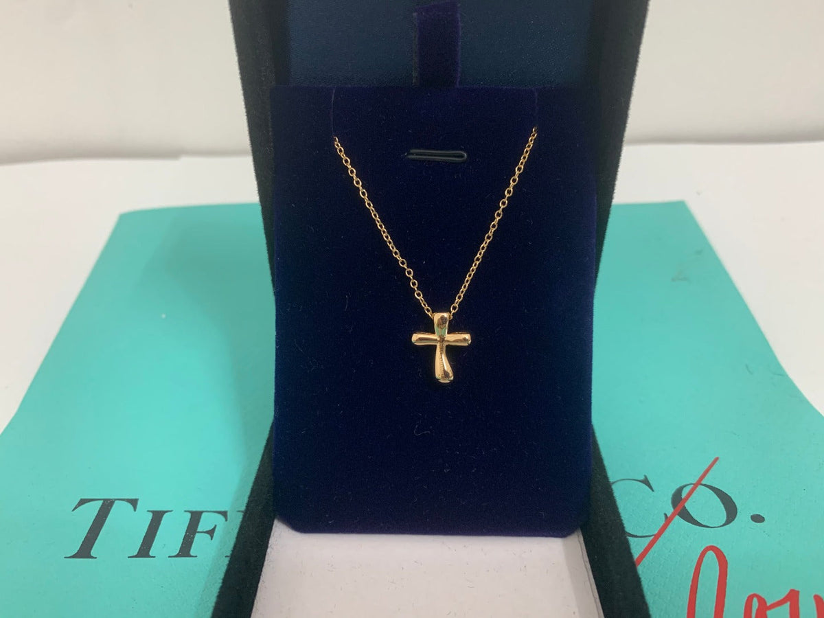 [Hevara Jewelry]CROSS PENDANT MINI BARE CROSS NECKLACE
