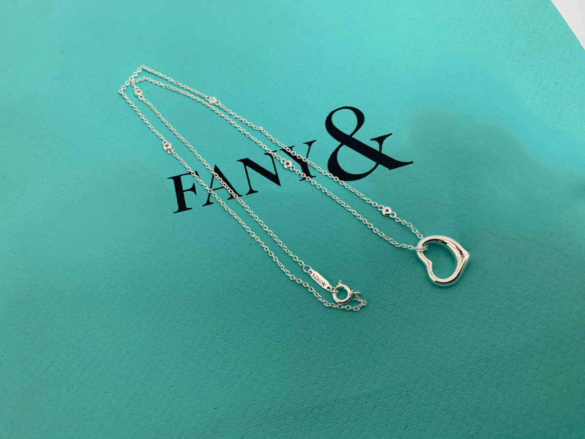 [Hevara Jewelry]HEART NECKLACE PENDANT STERLING