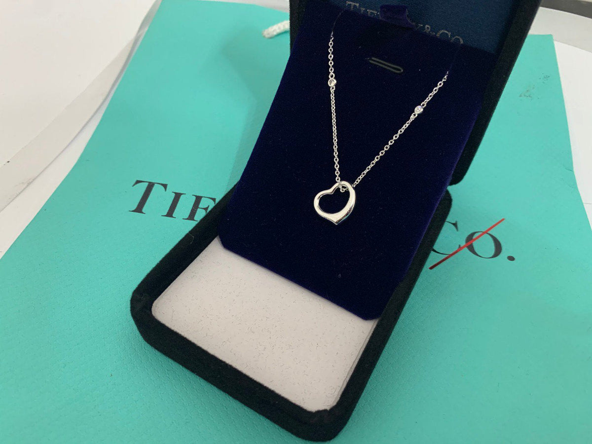 [Hevara Jewelry]HEART NECKLACE PENDANT STERLING